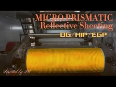 1.22*45.72m Ρολ ταινίας με ρετροπρισματικό ανακλαστικό φύλλο για την οδική ασφάλεια