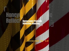 Αδιάβροχο πρίσμα κρυστάλλων πλέκτων για την προειδοποιητική ταινία φραγμού οχημάτων