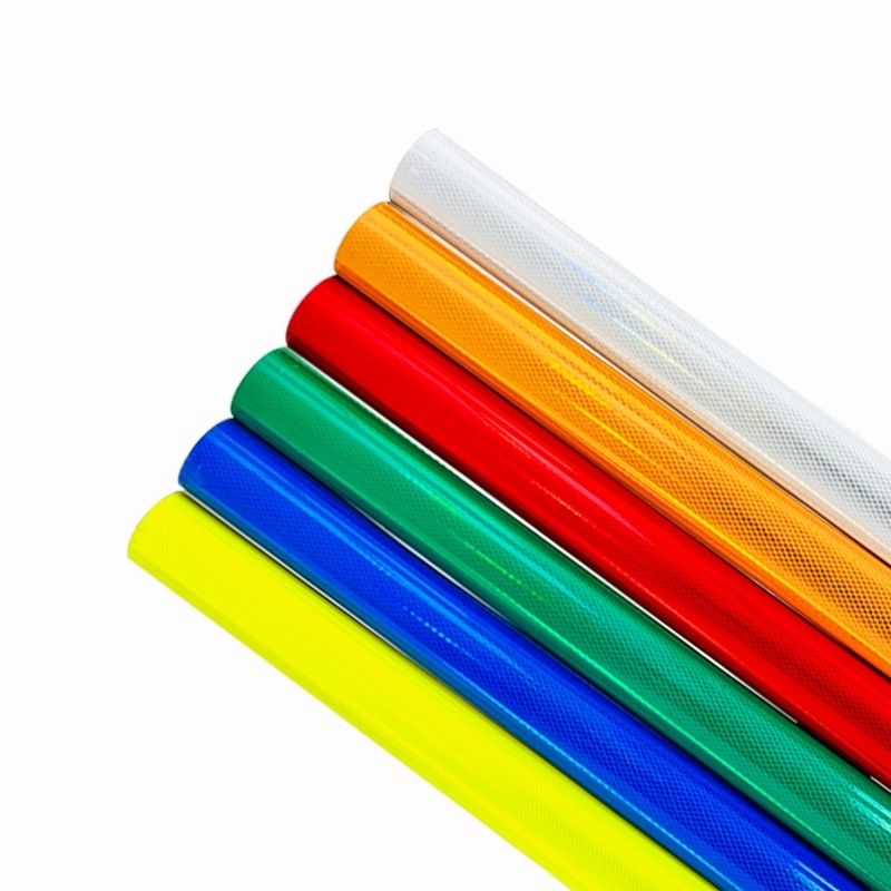 ASTM D4956 Τύπος V Διαμαντένιο βαθμό Πρισματικό αναστροφικό Αντανακλαστικό φύλλο Αδιάβροχο