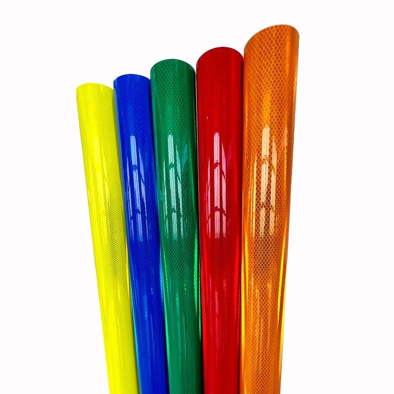 ASTM D4956 Τύπος V Διαμαντένιο βαθμό Πρισματικό αναστροφικό Αντανακλαστικό φύλλο Αδιάβροχο
