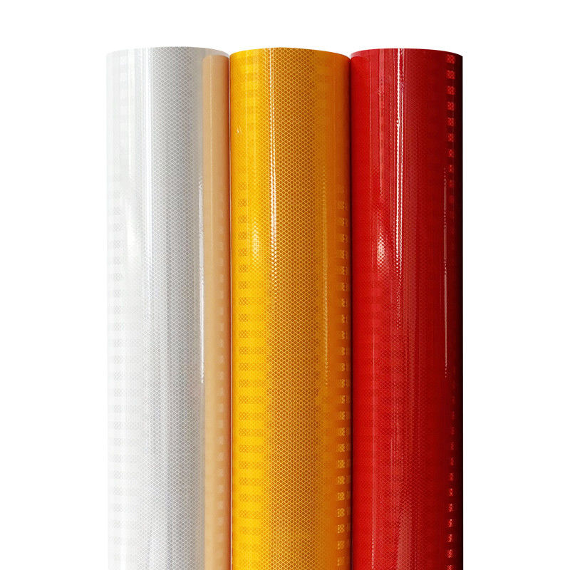 ASTM D4956 Τύπος II Ερυθρό Επιστημονικό Γεμικό EGP Αντανάκλαστο υλικό για οδικές πινακίδες στάσης