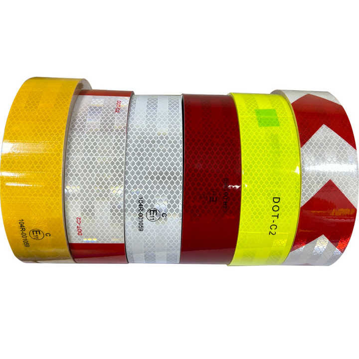 Πρισματική διαφάνεια 2 ίντσες x 50 μέτρα DOT-C2 Αντανακλαστική ταινία αυτοκόλλητο για φορτηγό οχήματος