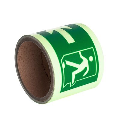 Καλή τιμή Προσαρμοσμένο PVC PET ακρυλικό λάμψη στη σκοτεινή ταινία Φωτιστικό αυτοκόλλητο βινυλίου για πινακίδες ασφαλείας σε απευθείας σύνδεση