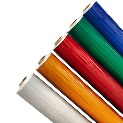 Καλή τιμή Υψηλής έντασης αυτοκόλλητη οδική πινακίδα αντανακλαστικό φύλλο βινύλιο για την ασφάλεια στο εξωτερικό τη νύχτα σε απευθείας σύνδεση