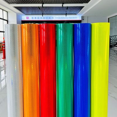 Καλή τιμή ASTM αυτοκολλητικό μικροπρισματικό διαμαντένιο βαθμό αναδρομικά ανακλαστικό ανακλαστικό βινύλιο σε απευθείας σύνδεση