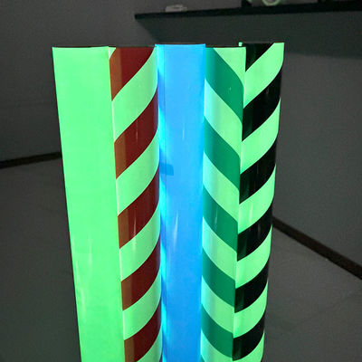 Καλή τιμή LU λάμψη στο σκοτάδι Προειδοποιητικό κόλλα φωτεινό φθοριστικό λάμψη φωτογραφικό φιλμ φωτεινό αυτοκόλλητο ταινία σε απευθείας σύνδεση