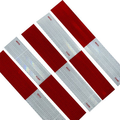Καλή τιμή DOT-C2 Reflective Safety Tape Waterproof Red & White Self Adhesive Conspicuity Tape σε απευθείας σύνδεση