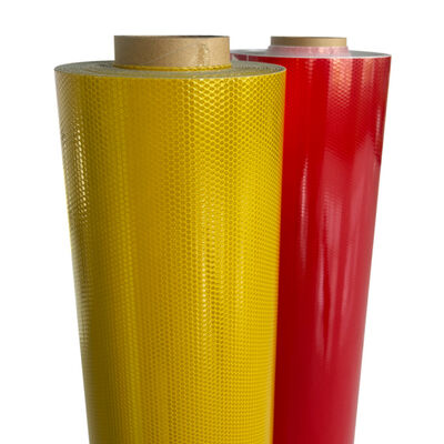 Καλή τιμή ASTM Τύπου ΙΙΙ Γυάλινη Ανακλαστική Μεμβράνη για Σήματα Κυκλοφορίας & Σήμανση Οχημάτων Διαδικτυακά